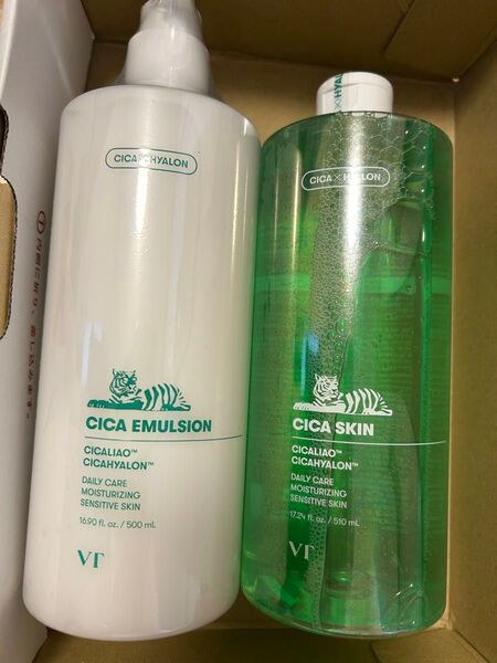 CICA スキン 大容量510ml CICA エマルジョン 大容量500ml 化粧水 乳液 VTコスメティック 未開封