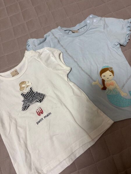 プティマイン 半袖Tシャツ 90 2枚セット