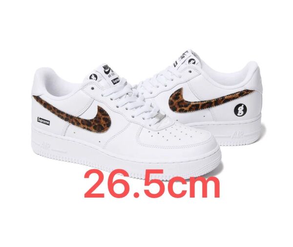 GOODENOUGH × Supreme × Nike Air Force 1 Low White/Leopard グッドイナフ