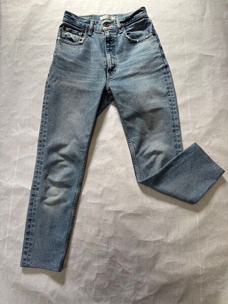 MOUSSYマウジーMVS SKINNYスキニーデニムパンツ23 日本製