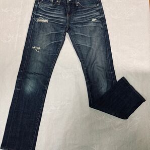 AG × theory Tomboy ダメージ デニム 25 USA製
