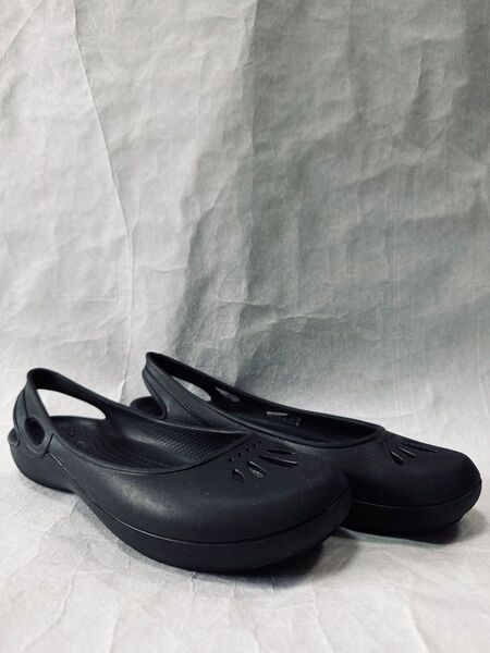 crocs クロックス マリンディー パンプス 黒 W6