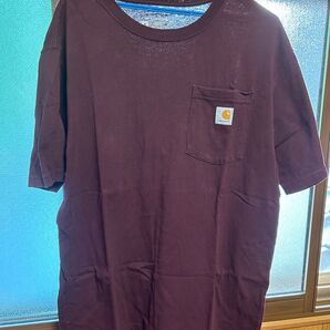 Carhartt ポケットTシャツ M バーガンディ