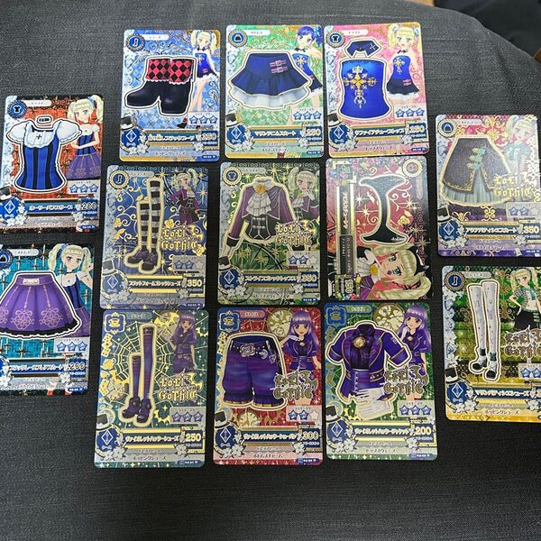 アイカツカード クール☆ロリゴシック フルコーデセット 藤堂ユリカ 氷上スミレ