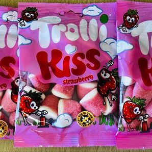 Trolli Kiss ストロベリーキスグミ100gX3袋セット トローリ