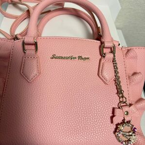 値下げSamantha Vegaフリルハンドバッグ ピンク 2WAY