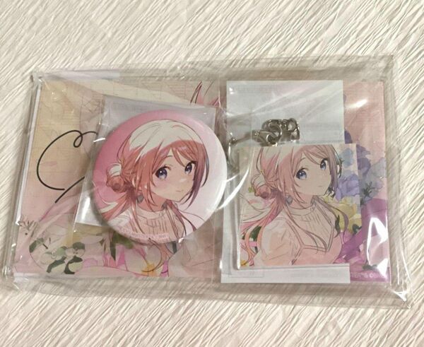 姫崎莉波 誕生日記念セット 初星学園 学園アイドルマスター 学マス アクリルパネル アクリルキーホルダー 缶バッジ