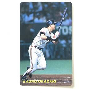 FP[ at that time thing ] Calbee baseball card 1990 No.117 Okazaki . Professional Baseball 