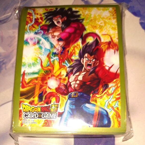 ドラゴンボールフュージョンワールド 孫悟空 ベジータ 超サイヤ人4 海外 公式 スリーブ 未開封 66枚