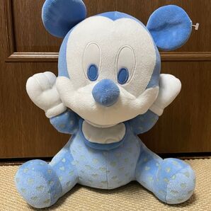 ミッキーマウス ぬいぐるみ 水色 ハート パジャマ