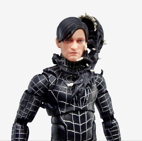 新品 マーベルレジェンド スパイダーマン ブラックスーツ スパイダーマン3 ブラックスパイダーマン ブラックコスチューム ヴェノム