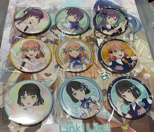 蓮ノ空女学院スクールアイドルクラブ4thライブ缶バッジのノーマル27種類コンプリートセット