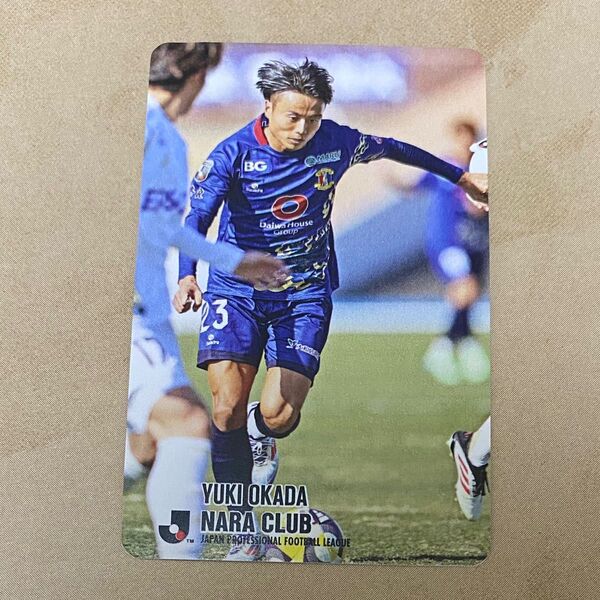 復刻 jリーグチップス 奈良クラブ 岡田優希選手 カード