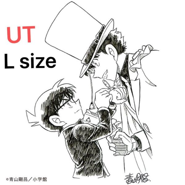 UT 名探偵コナン 怪盗キッド 江戸川コナン 新品 L