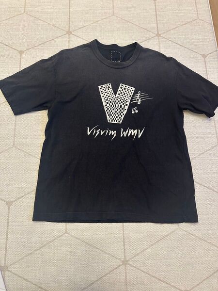 visvim JUMBO TEE S/S V CRASH size:3 black