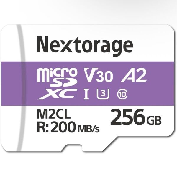 Nextorage 日本メーカー UHS-I マイクロSDカード 256GB microSDXC U3 V30