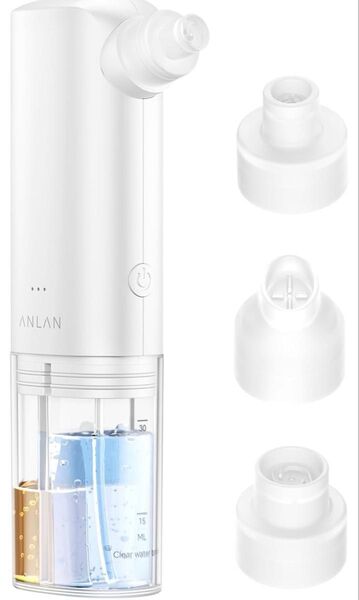 ANLAN 毛穴吸引器 水流式×水タンク分離式 美顔器 鼻 毛穴クリーナー 独自バブル技術 真空吸引技術