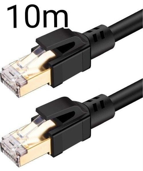 CAT8 LANケーブル カテゴリー8ケーブル 10m ケーブル