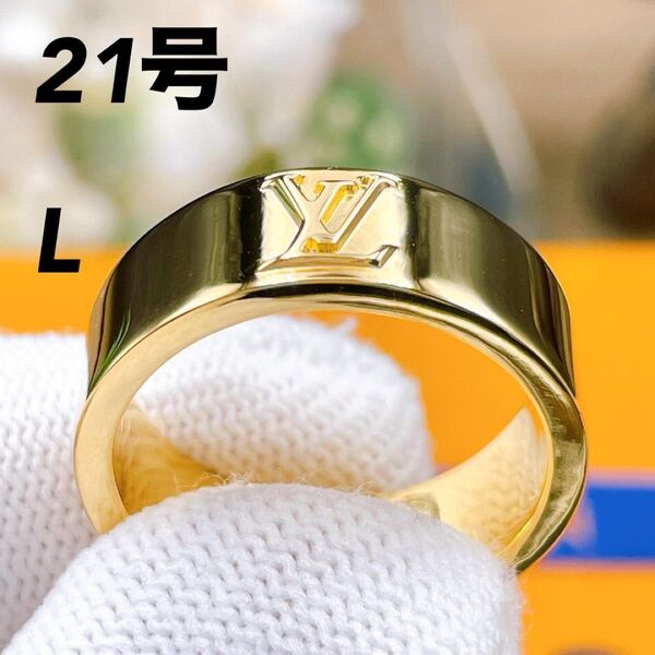 ◇ルイヴィトン◇ 新品仕上済 LOUIS VUITTON M00514 インスティンクト リング 指輪 Lサイズ 21号 ゴールド