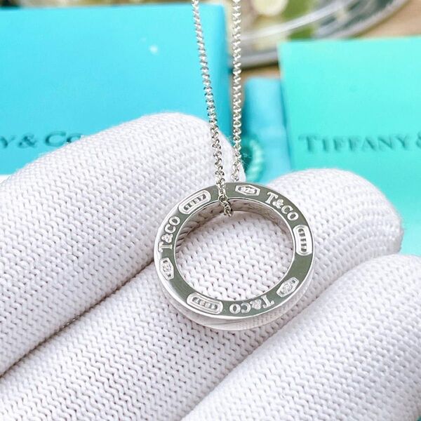 ◇ティファニー◇Tiffany&Co. 1837 サークル ネックレス ペンダント Ag925 スターリング シルバー ブランド