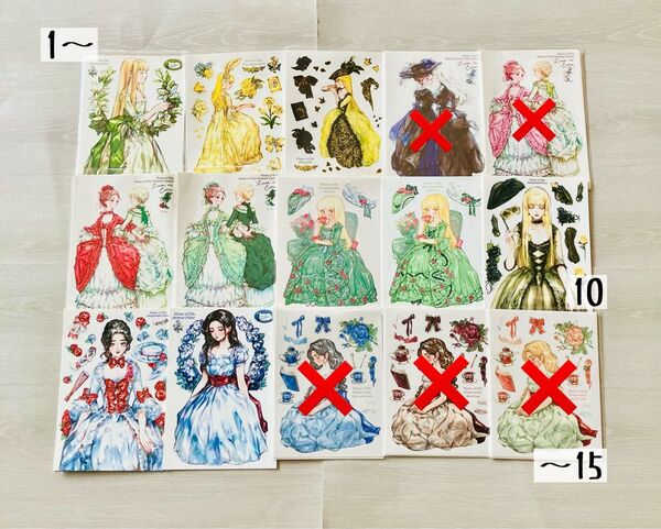 バラ売り可 人物ステッカー 女の子ステッカー エラ様 1枚50円