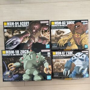 HGUC ゾック アッガイ ゴッグ ズゴック 4点セット 未組立品