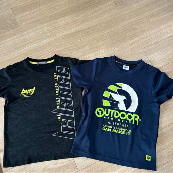 CLOSSHIとOUTDOOR 半袖Tシャツ 2枚セット 150