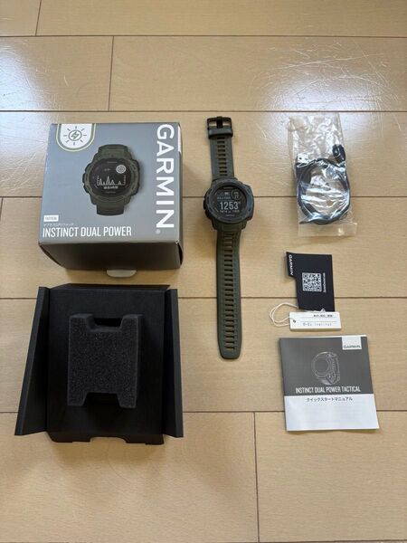ガーミン GARMIN インスティンクト デュアルパワー タクティカル