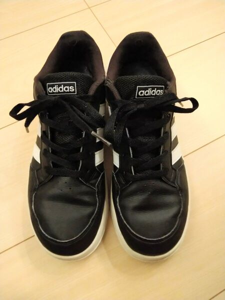 adidas スニーカー ブラック LOW 24.5cm