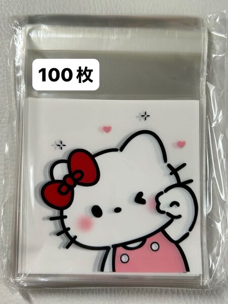 OPP袋 100枚入り テープ付き