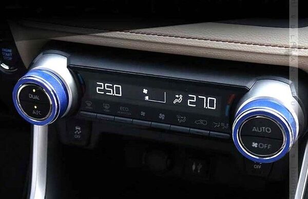 RAV4 50 系 ブルー エアコン ダイヤル カバー