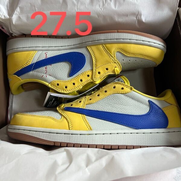 Travis Scott × Nike Women's Air Jordan 1 Retro Low OG "Canary"