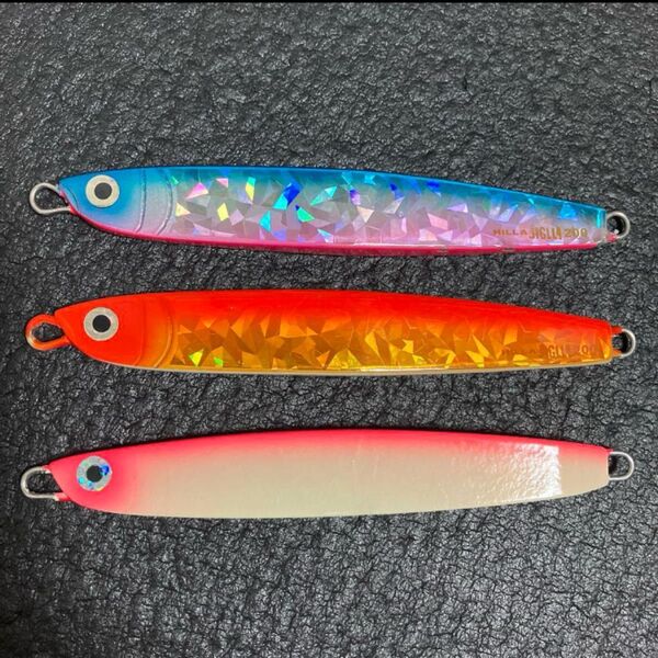 ザウルス ヒラジグラ 200g タチウオ、青物ジギング メタルジグ