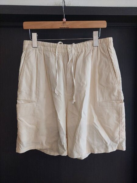 MAATEE&SONS コーデュロイハーフパンツ ショートパンツ MTMU1103-0264 ホワイト系 サイズ2