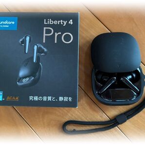 ☆大人気☆最上位☆美品☆Anker soundcore Liberty4 pro ブラック☆シリコンカバー付