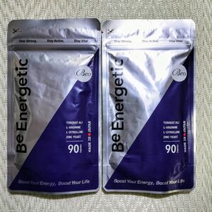 2袋 Be Energetic トンカットアリ Physta シトルリン アルギニン マカ 亜鉛 サプリメント 国内製造 90粒