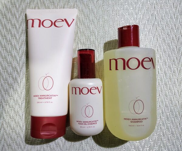 3点セット moev モエブ アヌカチンシャンプー トリートメント ヘアオイルエッセンス ヘアケア 抜け毛 & ダメージケア