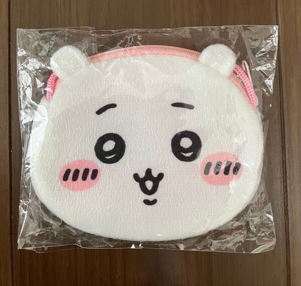 キャラぱふぇ付録 ちいかわ ふかふかフェイスポシェット