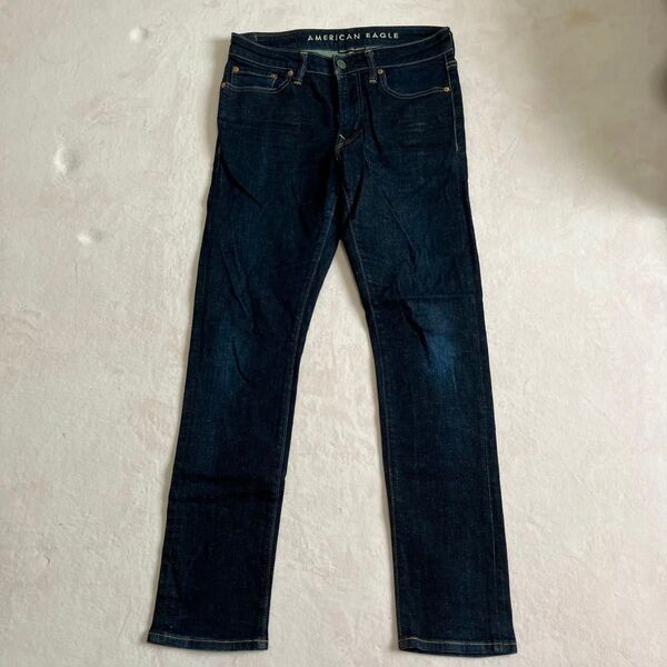 美品 メンズストレッチデニムパンツ アメリカンイーグル ストレート W29