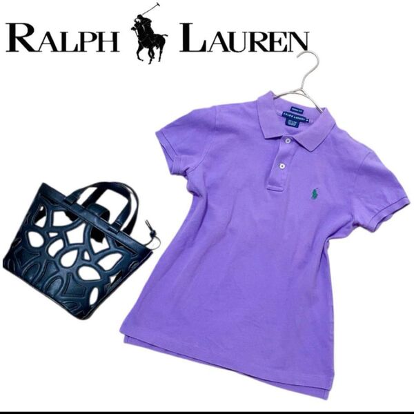 RALPH LAUREN ラルフローレン ポロシャツ M ラベンダー 半袖 半袖ポロシャツ