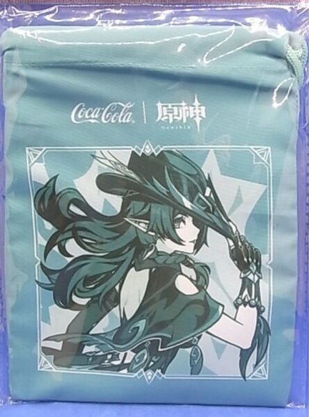 原神 チャスカ オリジナル 巾着ポーチ コカ・コーラ 非売品 Coca Cola
