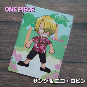 【初期 ONE PIECE】ミニノート 旧アニメ 当時もの 『サンジ&ニコ・ロビン』