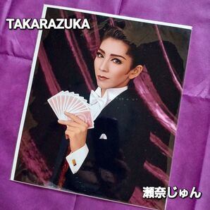 宝塚歌劇【マジシャンの憂鬱】月組 瀬奈じゅん様 公演記念グッズ 大判ブロマイド写真 当時もの