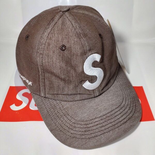 シュプリーム Supreme Cordura Denim S Logo 6-Panel Brown