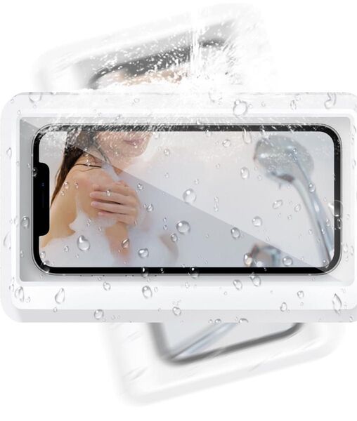 XENOPAX お風呂 スマホ 防水ケース カバー スマホスタンド ホルダー 防水携帯電話ボックス 360度回転可能 角度調整可能