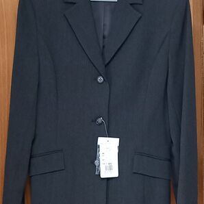 平成レトロ ジャケット グレー テーラージャケット ブレザー 長袖 9号 ヒロタ Glass Line 3釦