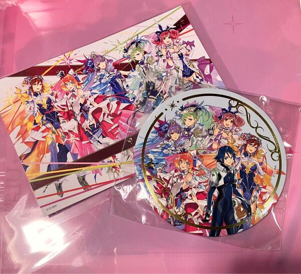 マクロスΔ ワルキューレ集合 フェス すごろく缶バッジ 完走ポストカード