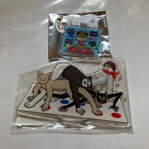 2点セット TOP4 in TOKYO DOMEアクリルスタンド(ツイスターゲームver.) 東京ドーム 、キヨくじG賞 キヨ猫