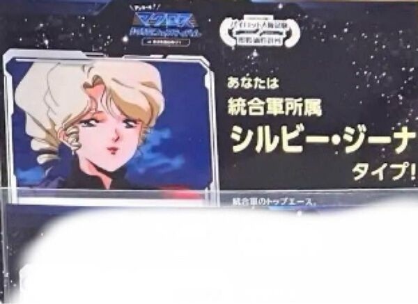 マクロスII シルビー・ジーナ フェス アンコールver 歌姫・パイロット診断シート