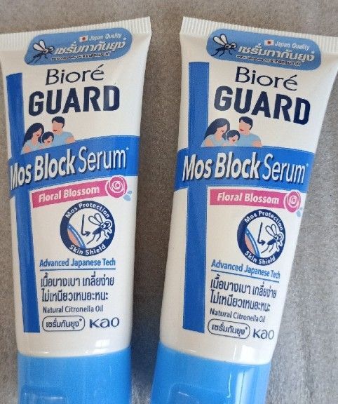 ビオレ モスブロックセラム Mos Block Serum 虫よけクリーム フローラル2本